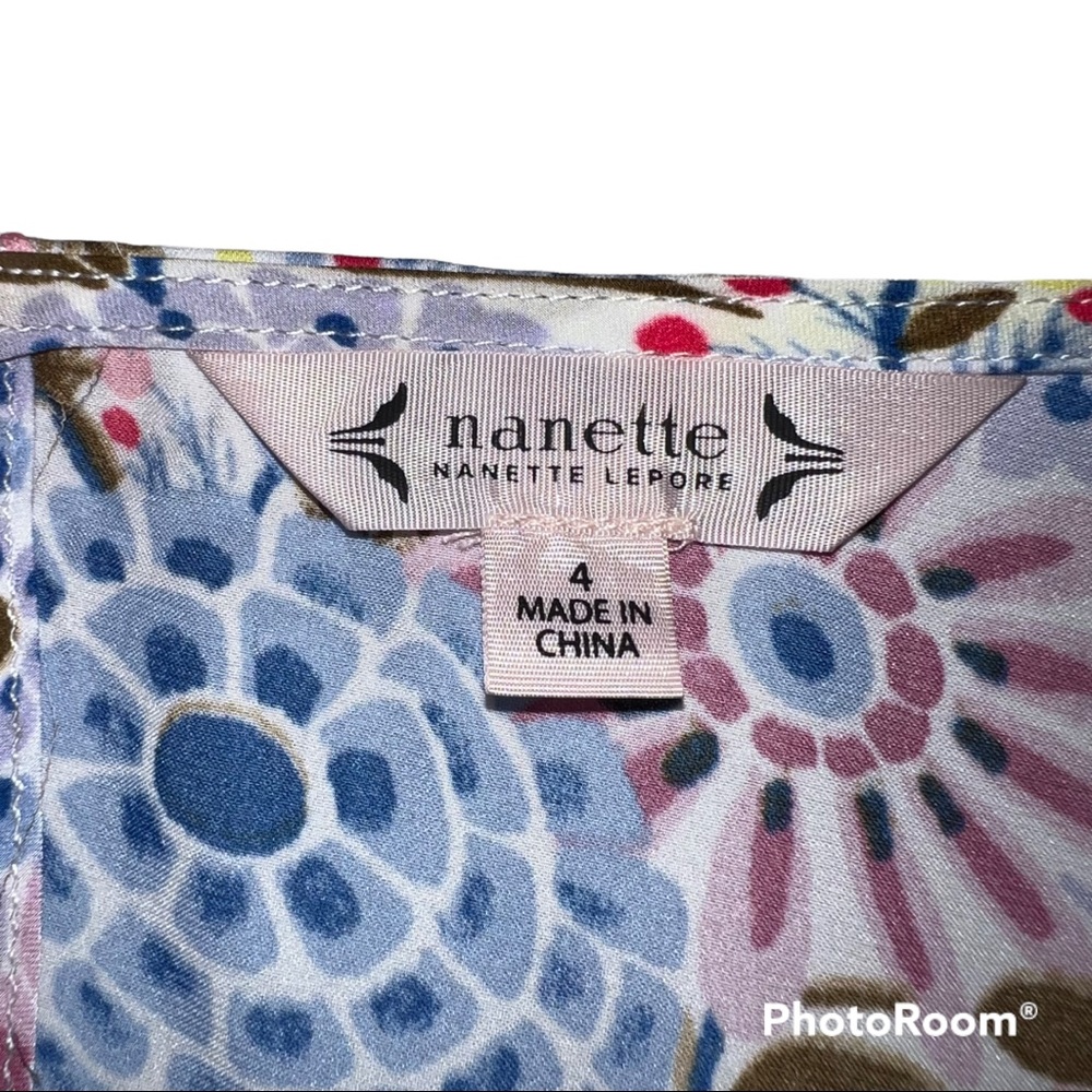 Nanette By Nanette Lepore Flowy Flutter Sleeve Top - image 4